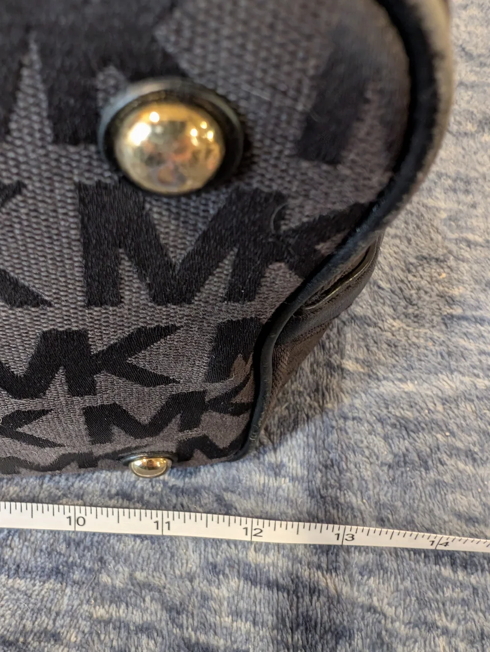 Michael Michael Kors Black MK Logo Tote Bag